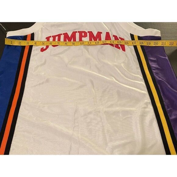 Nike Air Jordan Sport DNA Basketball JerseyAV6629-100 Space Jam Men’s Sz M - Picture 3 of 12